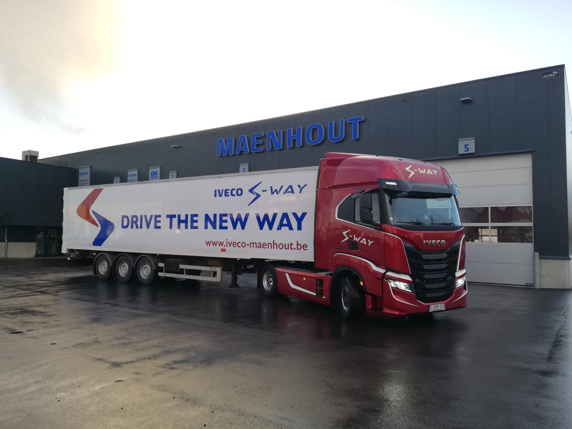 Onze IVECO S-Way demo is klaar om op de baan te gaan!