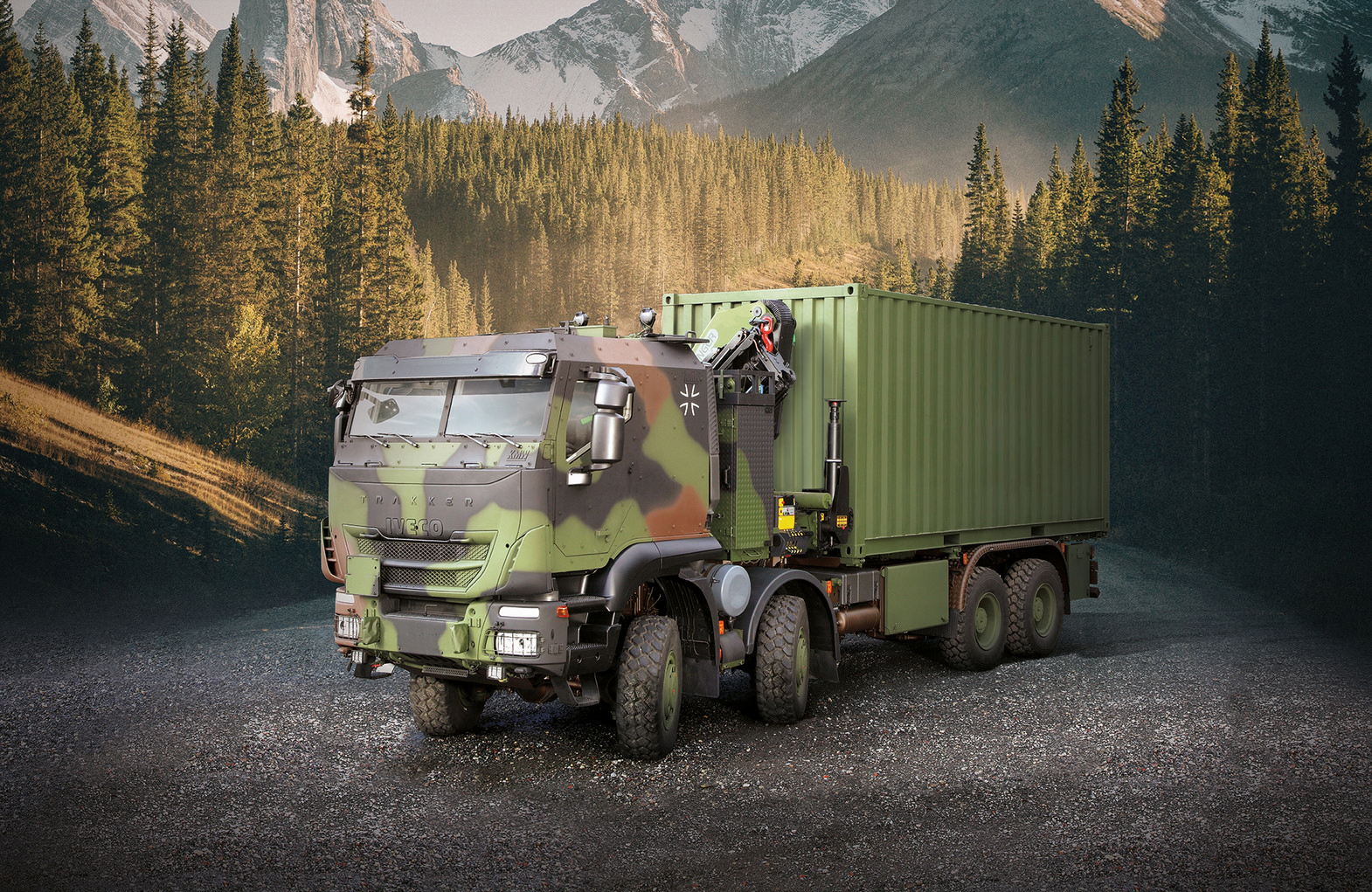 Iveco Defence Vehicles voorziet een derde generatie gepantserde GTF-8x8 (ZLK 15t) voertuigen voor het Duitse leger