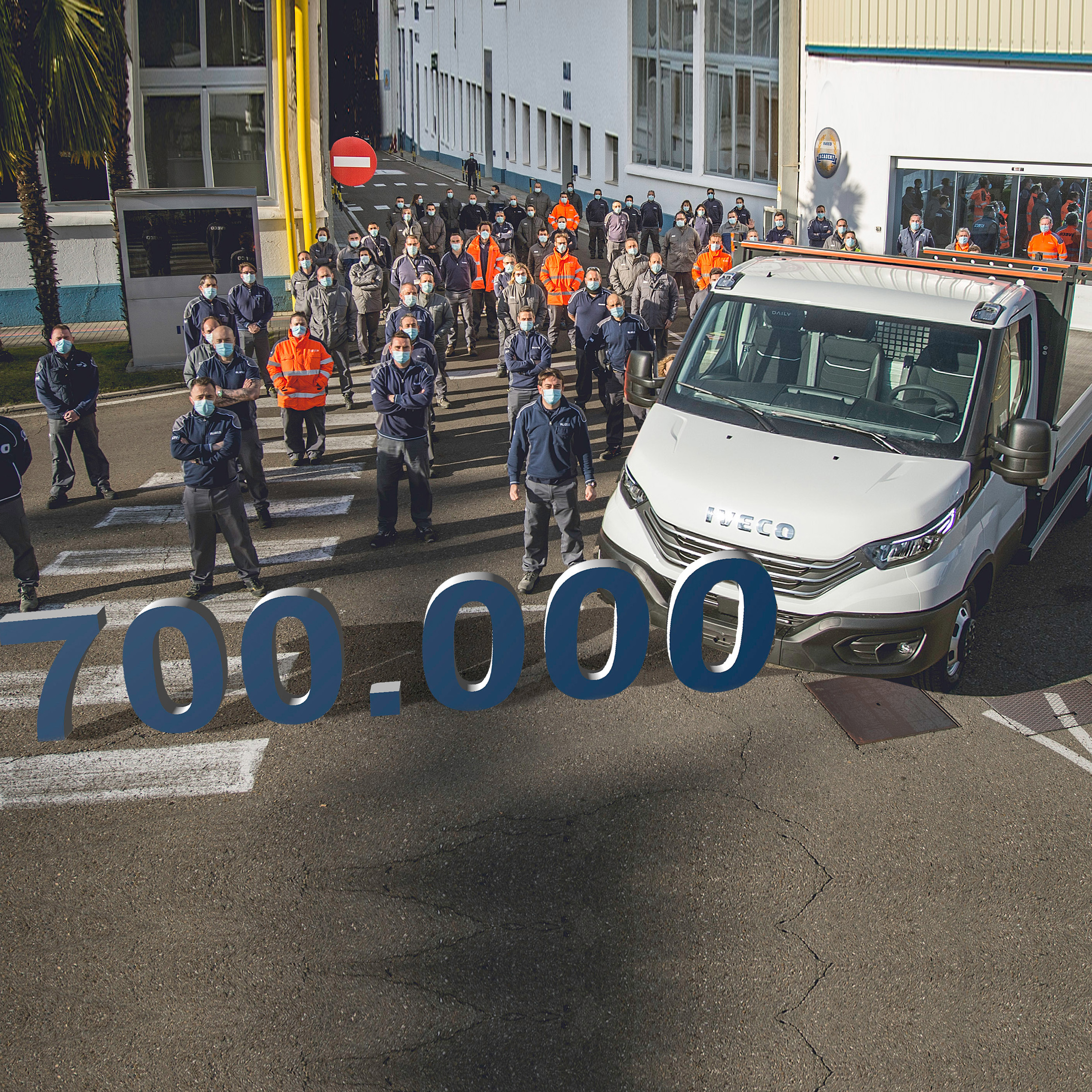 IVECO viert de 700.000ste Daily geproduceerd in Valladolid op de 30ste verjaardag van de start van de productie in deze fabriek