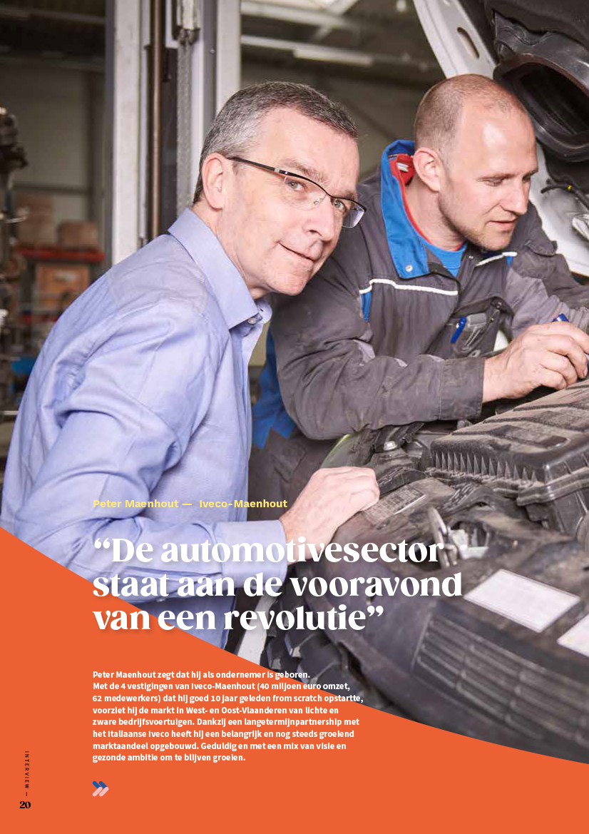 Iveco-Maenhout wil voortrekker zijn in de transportwereld