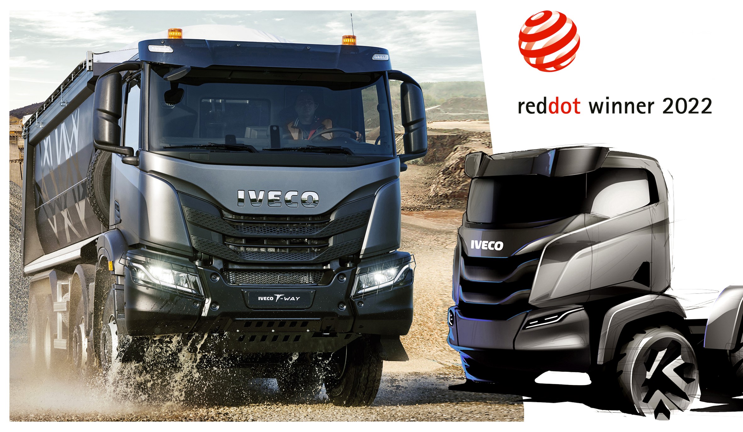 IVECO T-Way wint felbegeerde Red Dot Award: Product Design 2022
