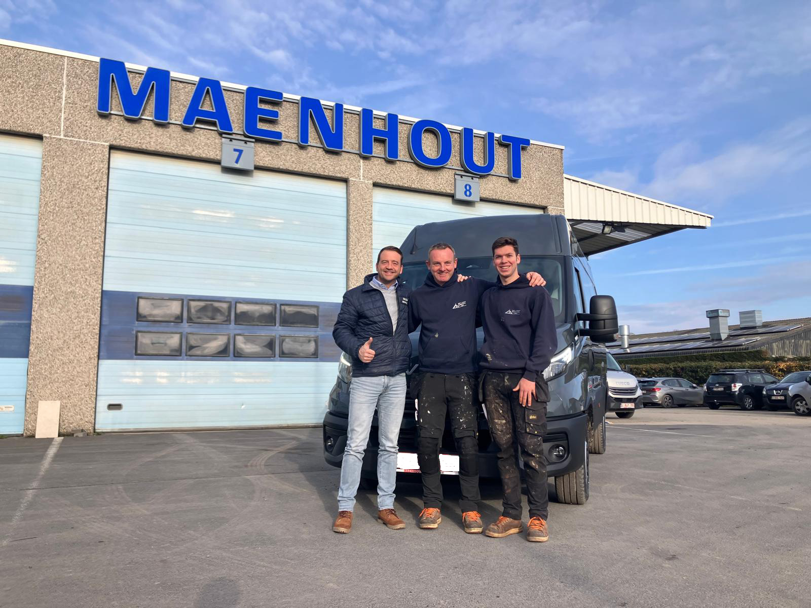 Steven De Backer gaat voor een grijze IVECO Daily!