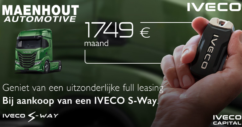 Ontdek de IVECO S-Way 500: Nu met een uitzonderlijk Full Lease-aanbod! 