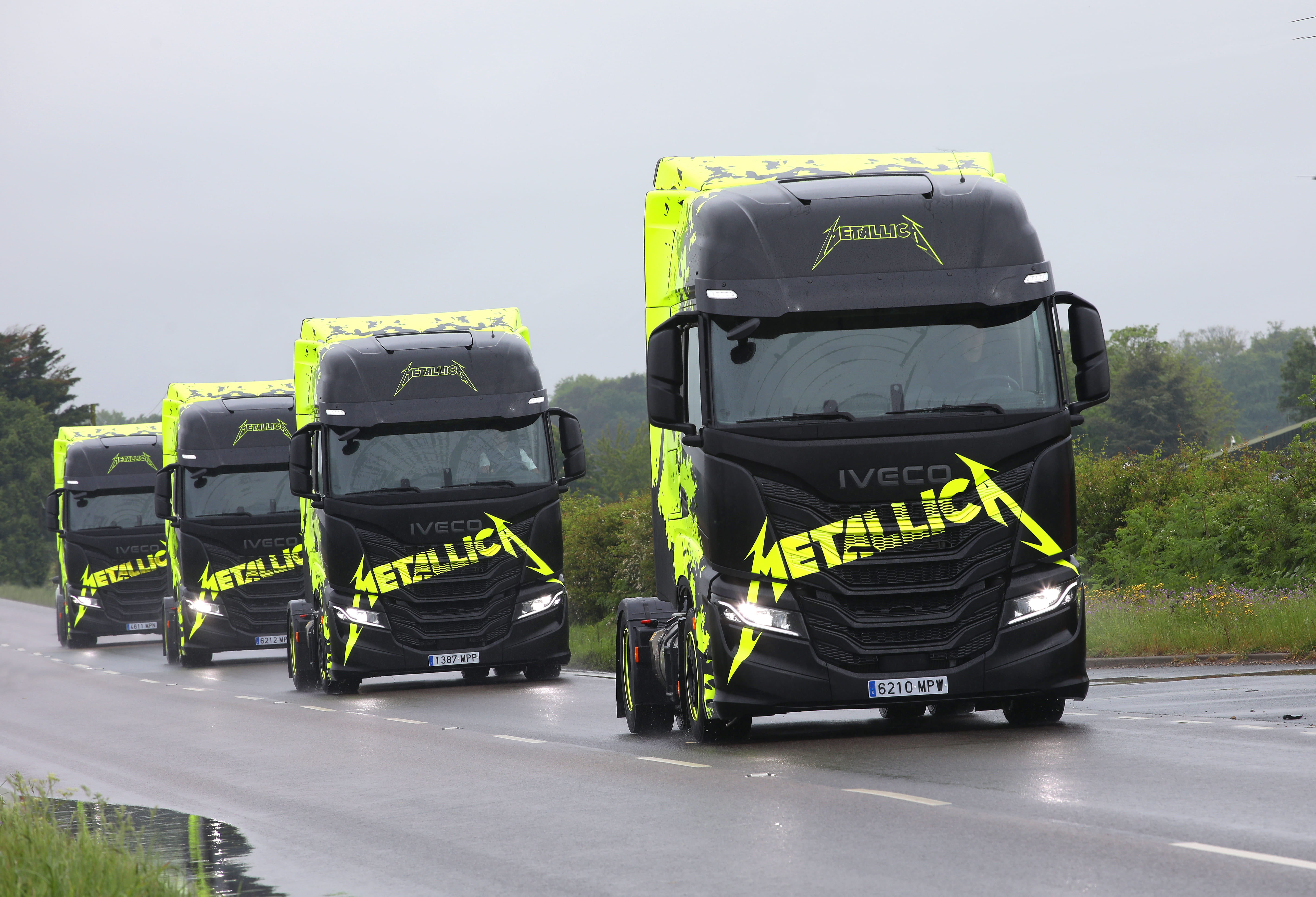 IVECO's « multi-brandstof vloot » start de Europese etappe van de Metallica M72 World Tour